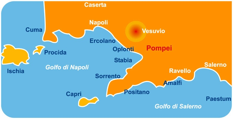 Amalfi Coast Map